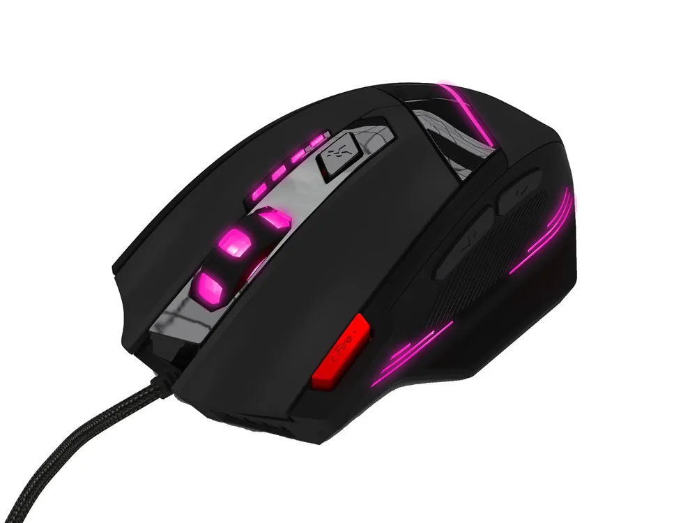 ZELOTES T-60 7200 dpi Профессиональная USB Проводная оптическая 7 кнопок игровая мышь