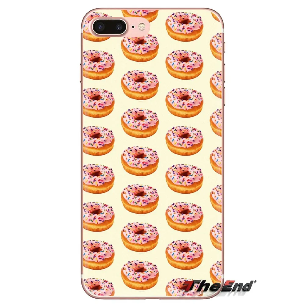 Transparent Soft Cases Doughnut doughnuts Cookies Sprinkle For iPod Touch Apple iPhone 4 4S 5 5S SE 5C 6 6S 7 8 X XR XS Plus MAX |