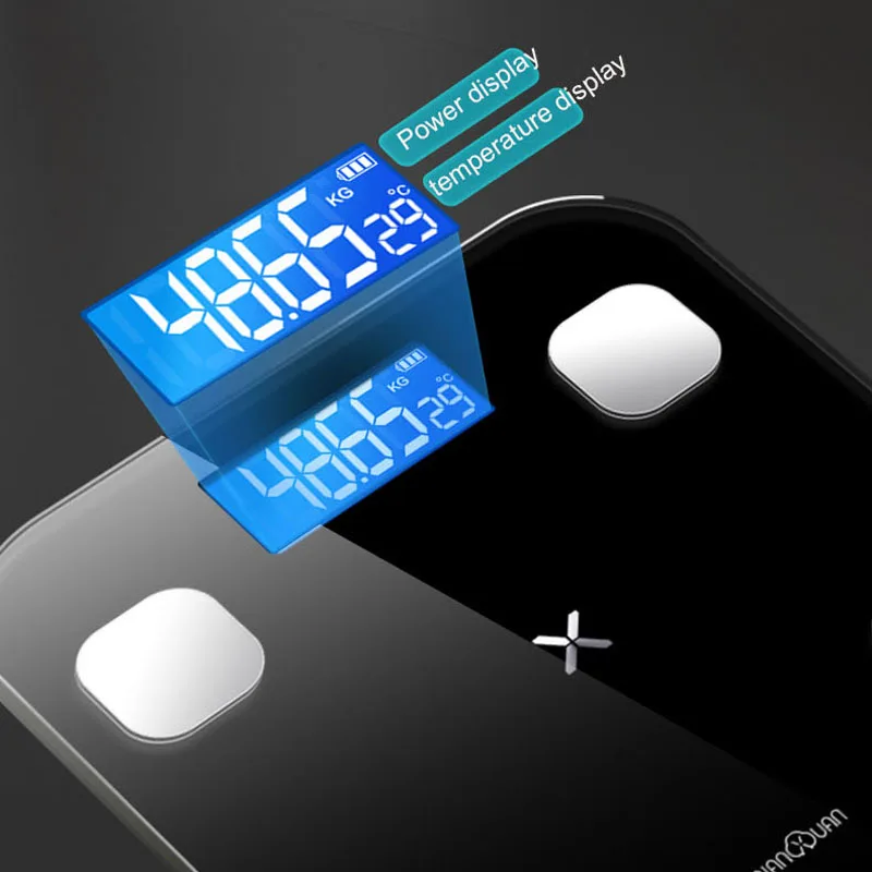 Умные весы для ванной комнаты mi Smart Body Fat напольные цифровые человеческого веса B