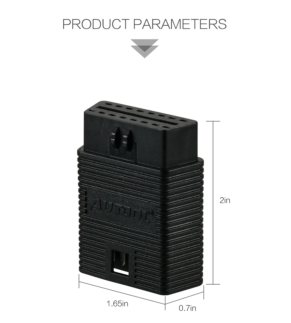 Горячая Распродажа, новинка, универсальный удлинитель AUTOOL Obd2 16 Pin для ELM327/AL519/Easydiag launch Obd, адаптер сканера