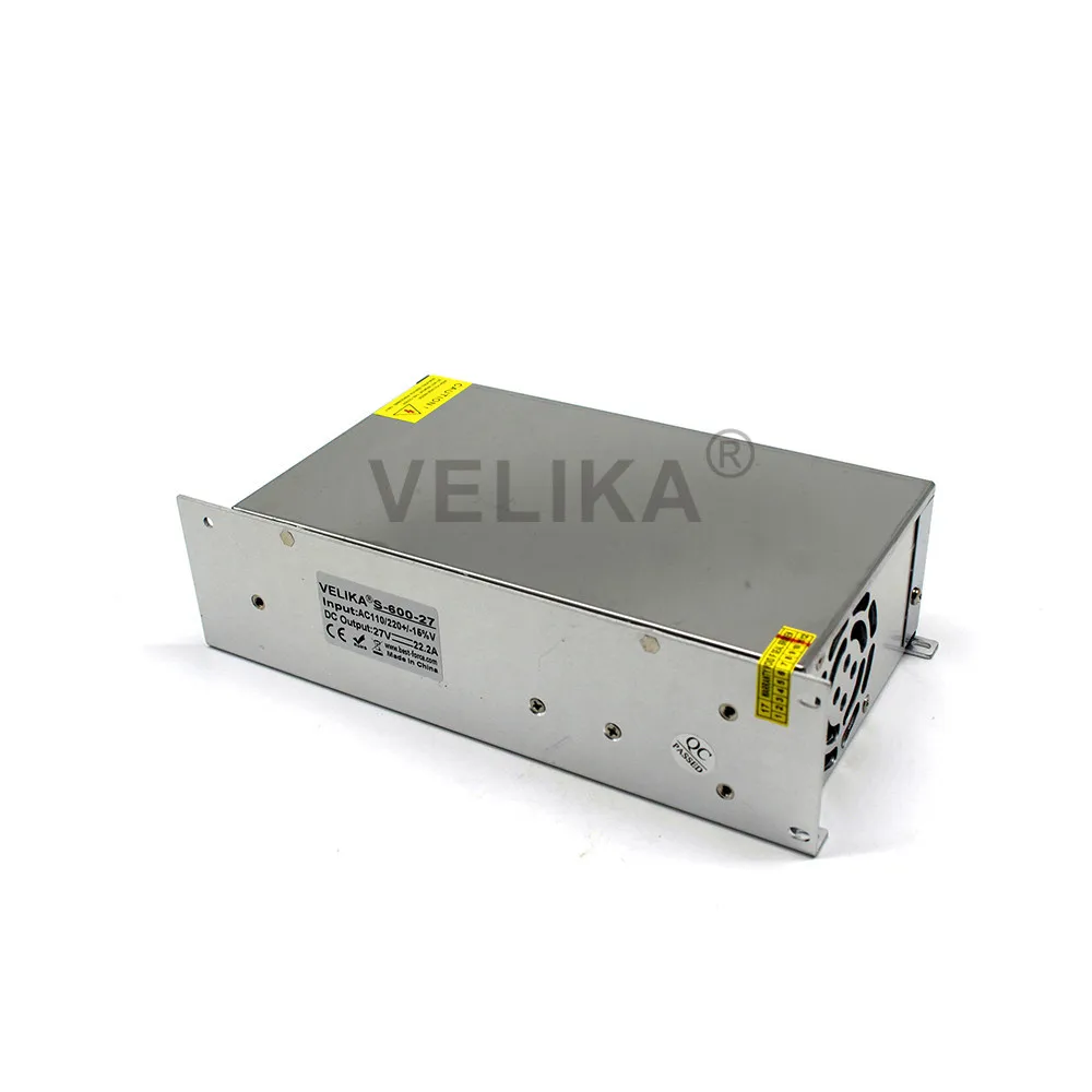 Single Output New model DC27V 22.2A 600W Switching power supply Driver For Industrial Equipment CNC Stepper Factory Supplier |