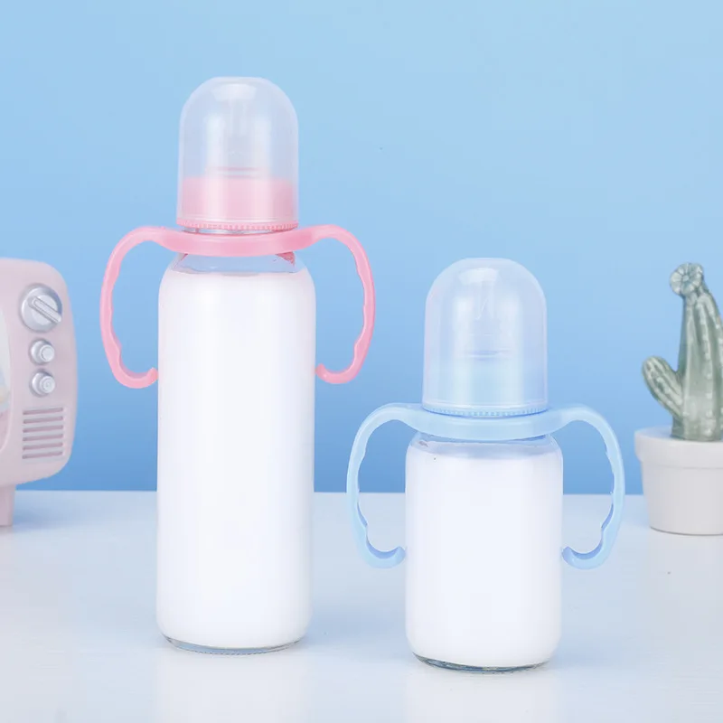 Креативная стеклянная бутылка 280 мл портативная Милая прозрачная переносная для
