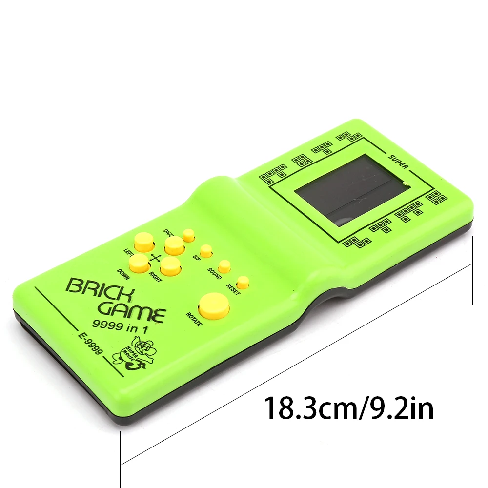 Портативная игровая консоль Tetris Hand Electronic LCD Toy Fun Game пазл ручная прочная маленькая