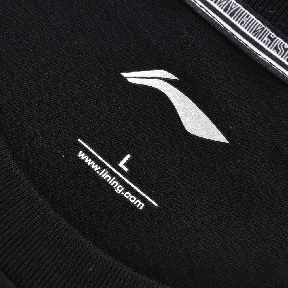 Li-Ning, мужские трендовые футболки, хлопок, обычная посадка, дышащие, короткий рукав, подкладка, удобные спортивные футболки, топы AHSN523 MTS2902