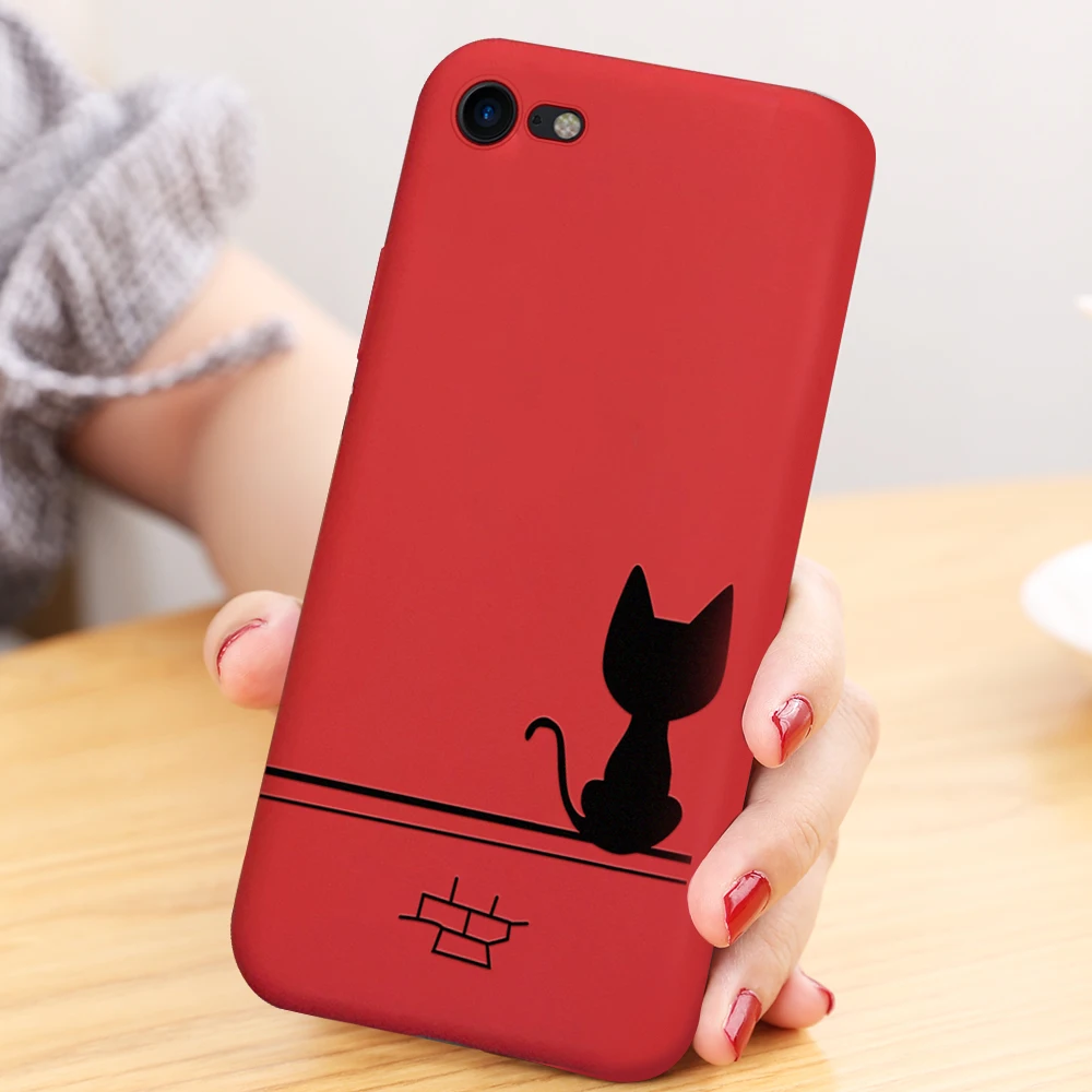 19 Чехол для iPhone 7 8, чехол для iPhone X XS Max XR, цветная задняя крышка с рисунком для телефона iPhone 6 6s Plus 5 5S, силиконовые мягкие чехлы из ТПУ - Цвет: 19