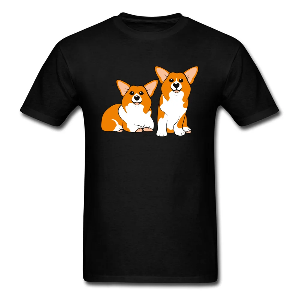 Pembroke Welsh Corgi Пудель футболка для мужчин Высокое качество модные брендовые