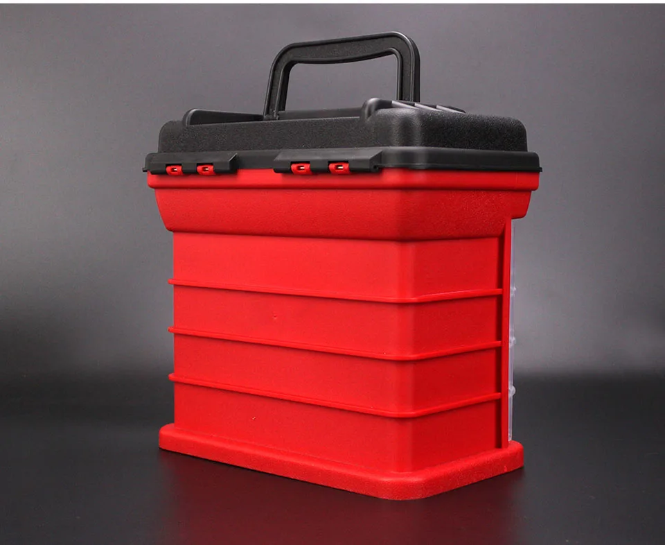WALK FISH High Quality Portable Outdoor Plastic 5-layer Large Fishing Gear Storage Box Large Capacity Box Carp Fishing Tools
