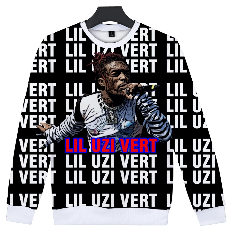 Свитшот LIL UZI VERT с длинным рукавом без капюшона для мужчин и женщин модная одежда