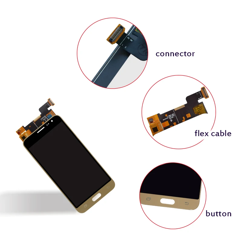 I-TRUST 10 шт. AAA ЖК-дисплей для SAMSUNG Galaxy J300 2015 и J320 2016 J320F J320H сенсорный экран дигитайзер