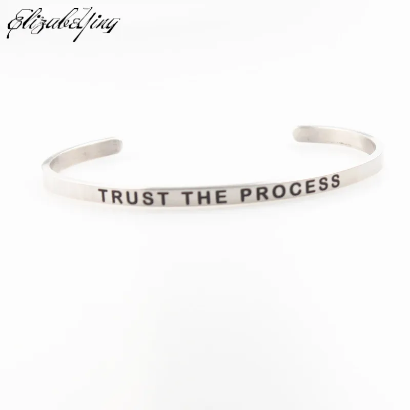 Мужской браслет с мантрой из нержавеющей стали 4 мм гравировкой|Браслеты| |