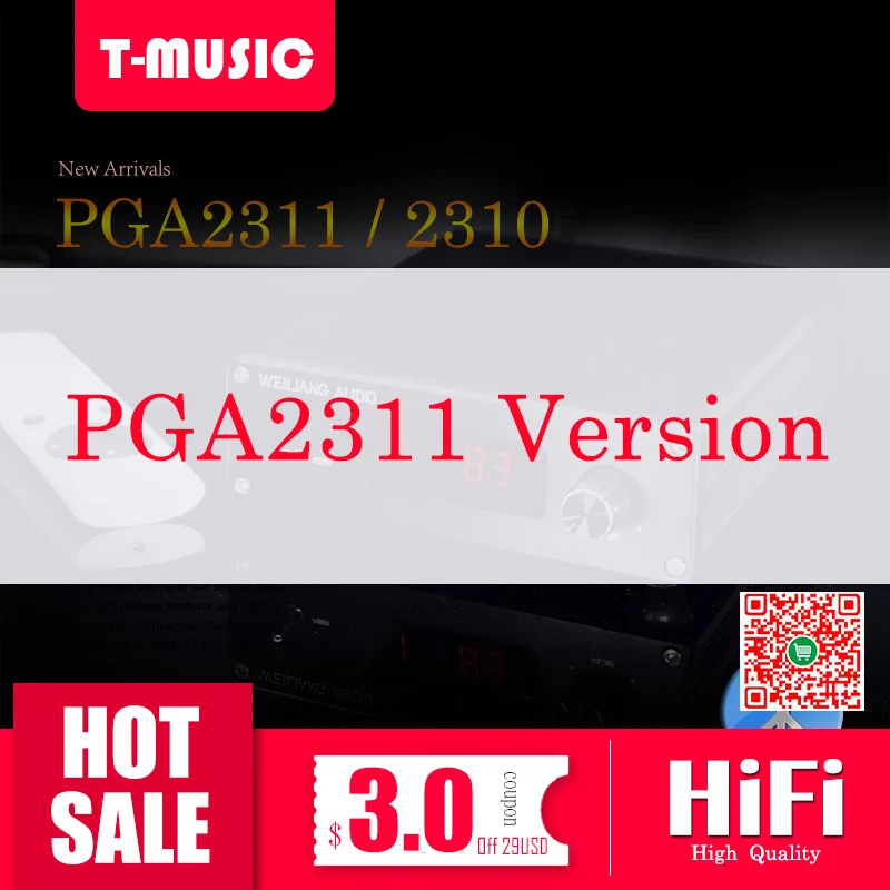 PGA2311 Version Высококачественный F3 PGA2310 PGA2311 предусилитель дистанционного управления с Bluetooth 4,2 - Color: PGA2311 Version