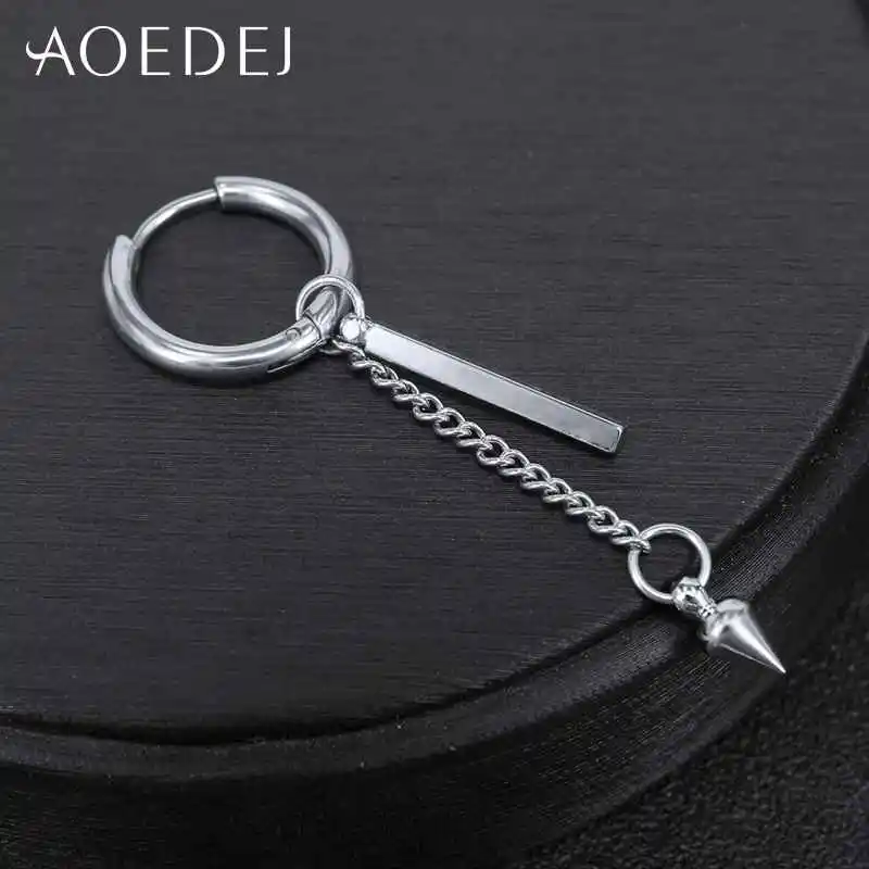 AOEDEJ модные ювелирные серьги корейские серьги Kpop аксессуары для мальчиков Аксессуары для альбомов длинное кольцо с кисточкой серьги