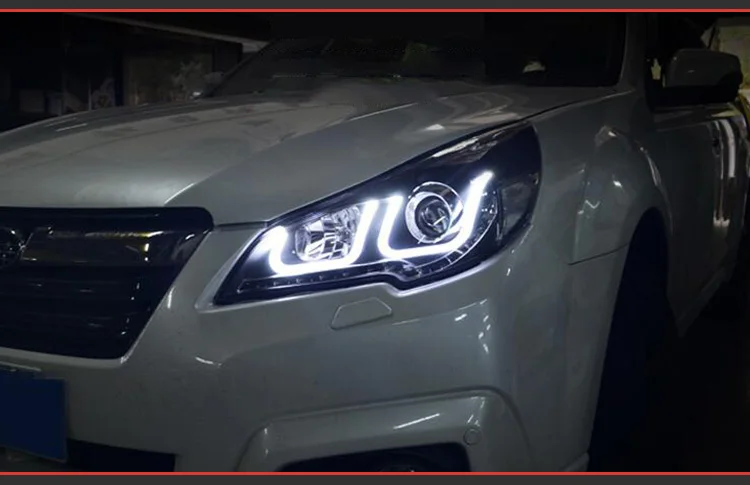 АКД автомобильный Стайлинг фара для Subaru Outback фары для автомобиля светодиодный фонарь DRL H7 D2H Hid вариант Ангел глаз би ксенон луч