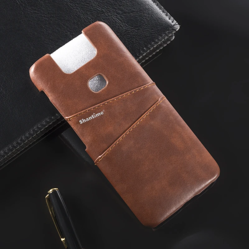 Обложка на заднюю панель из искусственной кожи для Asus Zenfone 6 ZS630KL чехол для телефона для Asus Zenfone 6 чехол со слотом для карт для Asus Zenfone 6z