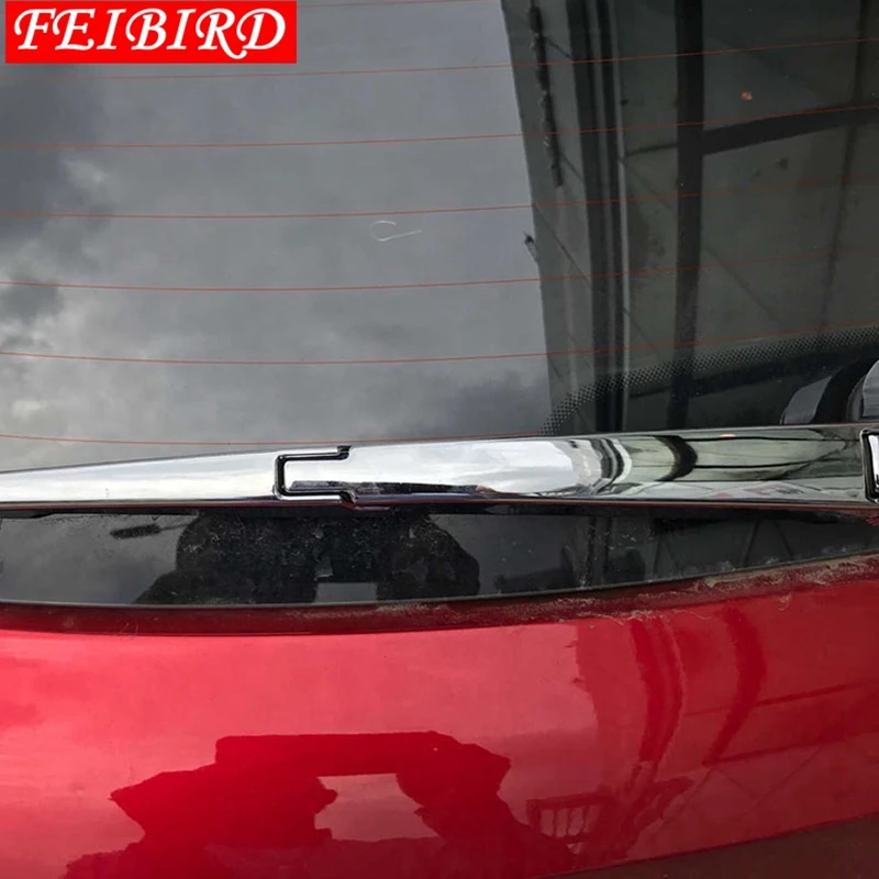Для MG ZS авто аксессуар ABS хромированное покрытия, для заднего стекла хвост стеклоочиститель для чистки чехол отделка яркий стиль