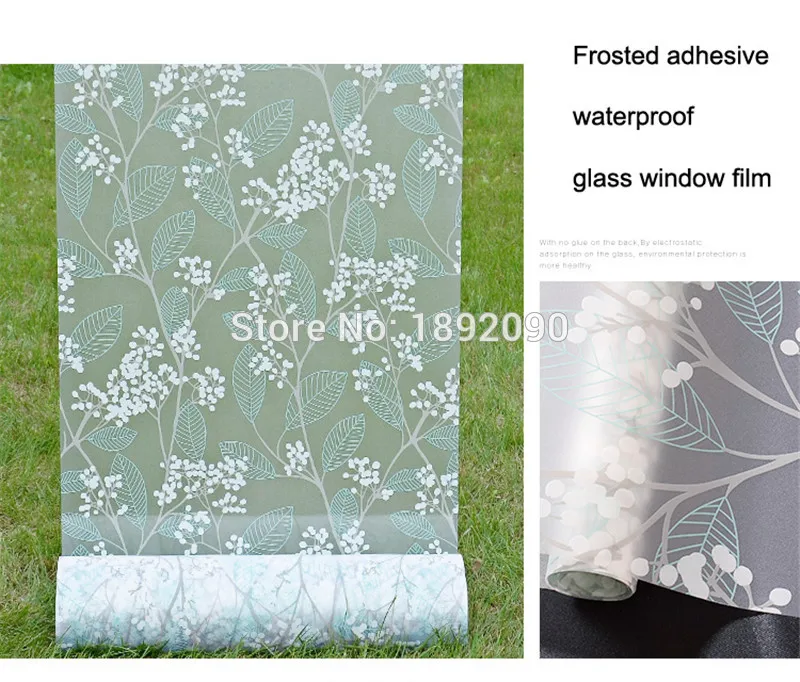 Непрозрачная витражная тисненая декоративная оконная пленка 60*200 см виниловая