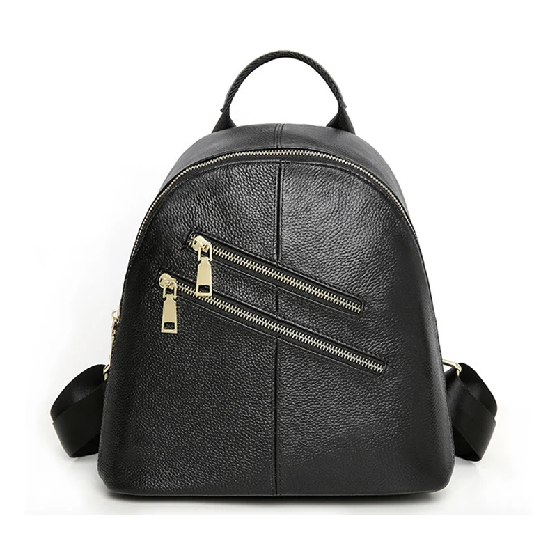 28*28*14cm Genuine leather + quality PU Women Leather Backpack Female Natural Cowhide School Shoulder Bag A342 | Багаж и сумки
