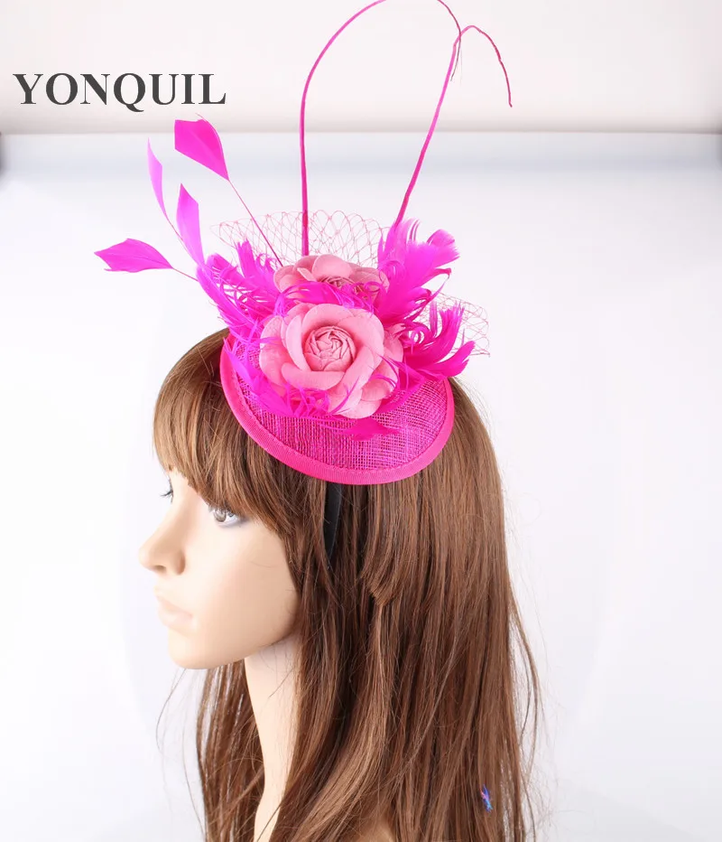 Элегантная женская шляпа для вечеринок головной убор свадебный коктейль OF1541 |