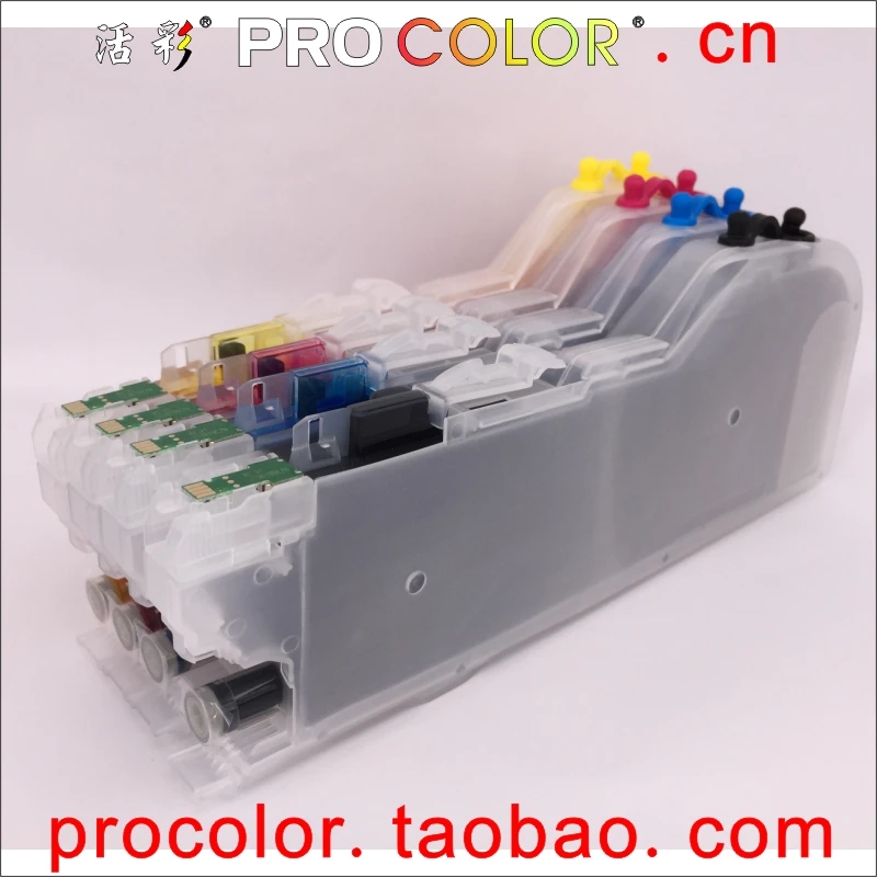 Длинный Заправляемый чернильный картридж LC3219 XL LC3219XL LC3217 для BROTHER MFC J5330DW J5335DW J5730DW