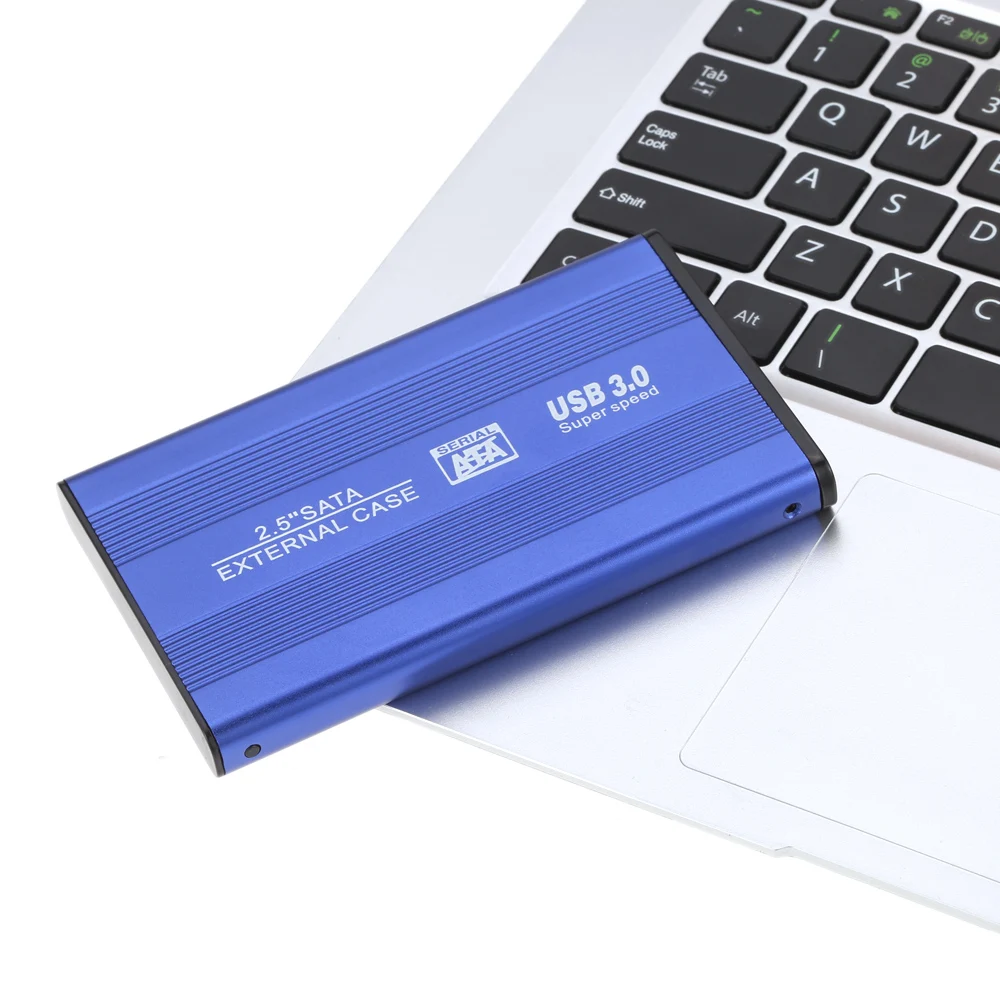 Superspeed USB 3 0 HDD SSD SATA внешний алюминиевый 2 5 &quotжесткий диск Корпус Корпуса до 1 ТБ 5&quot