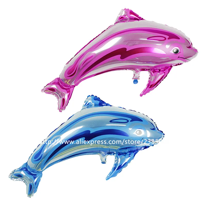 

10 шт./лот, воздушные шары из фольги дельфинов, гелиевые шары, подарок для детей на день рождения, вечерние, праздничные украшения, воздушные ш...
