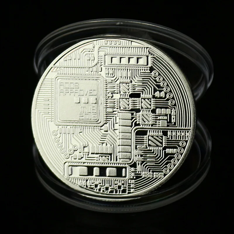 Медаль Биткоин BTC 3 шт./компл. золотое/серебряное/медное покрытие стальной