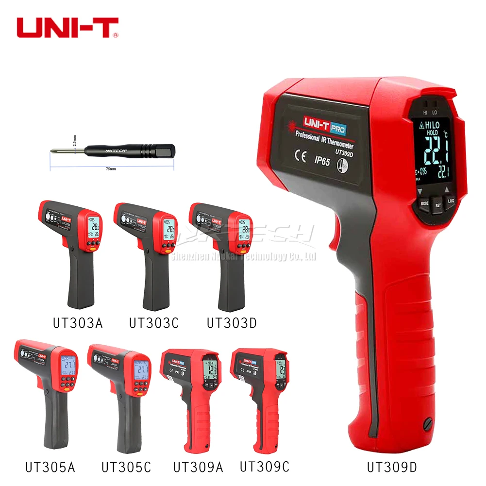 UNI T UT309A UT309C профессиональный лазерный инфракрасный термометр для измерения