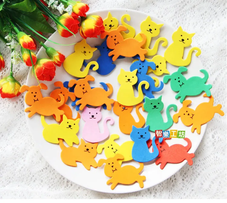 Красивая эва патч губчатая бумага пена стикер ручной работы DIY материал детские