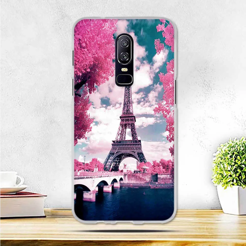 Для OnePlus 6 Чехол для OnePlus6 чехол Роскошный тонкий мягкий Силиконовый ТПУ 3D