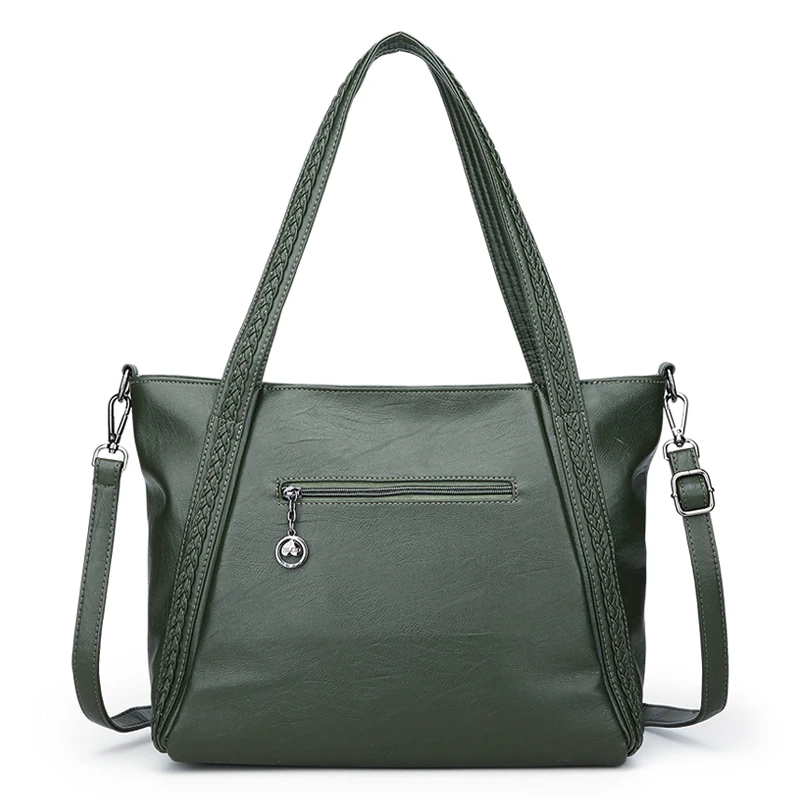 Женские сумки из мягкой кожи 2018 известные бренды женские в полоску на ремне