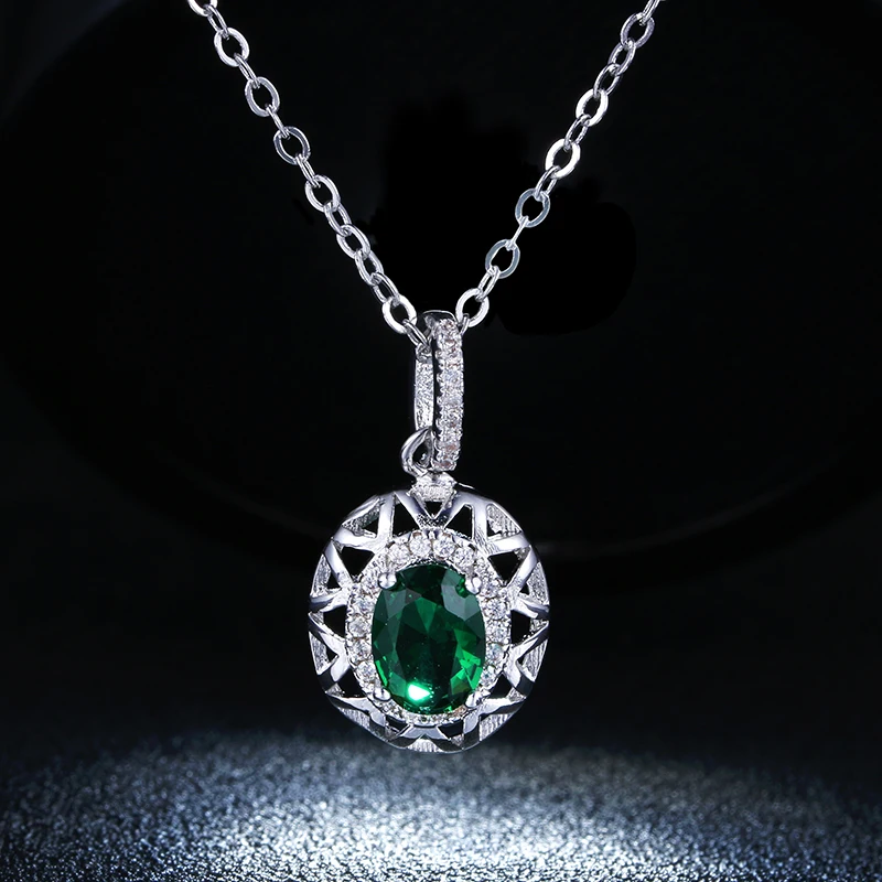 Женское Ожерелье с кулоном из фианита кристаллами|necklaces for women|pendant necklacenecklace party |