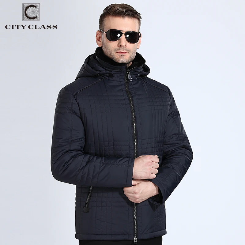 City Class топ стеганые короткие зимние мужские Куртки Пальто и пуховики мутон