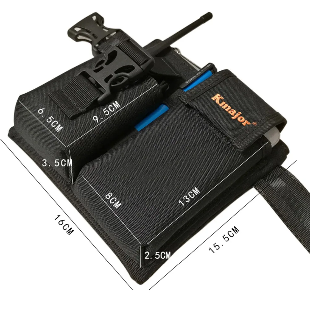3 в 1 двухсторонняя радио сумка кобура поясная для Motorola GP328 MTP850 Midland Icom Baofeng UV 82 Walkie