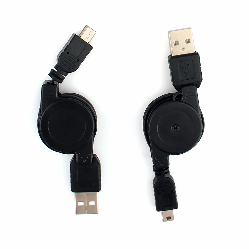 10 шт. мини USB кабель для зарядки 0 7 м выдвижной регулируемый беспроводной системы