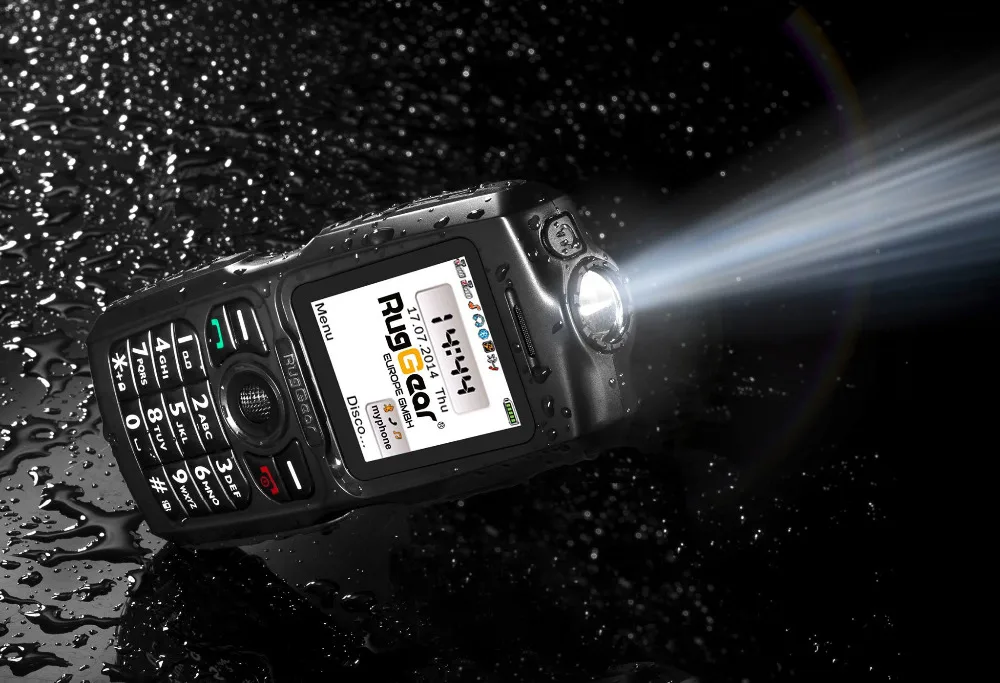 Водонепроницаемый прочный телефон сотовый RugGear RG100 разблокирована армейский