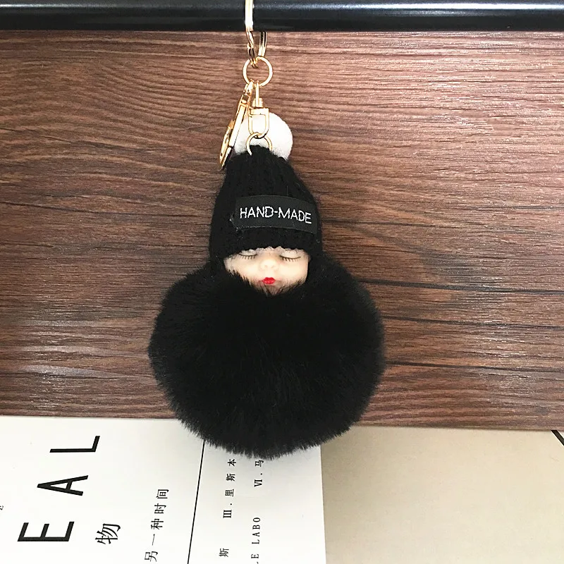 Мультяшная кукла Hairball брелок плюшевая Сумочка автомобильный брелок для женщин плюшевые брелки 30 цветов