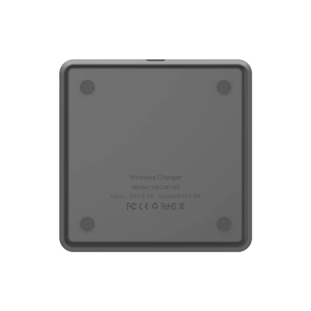 Vinsic ци беспроводное зарядное устройство щеголеватый w9 телефон зарядки pad для samsung