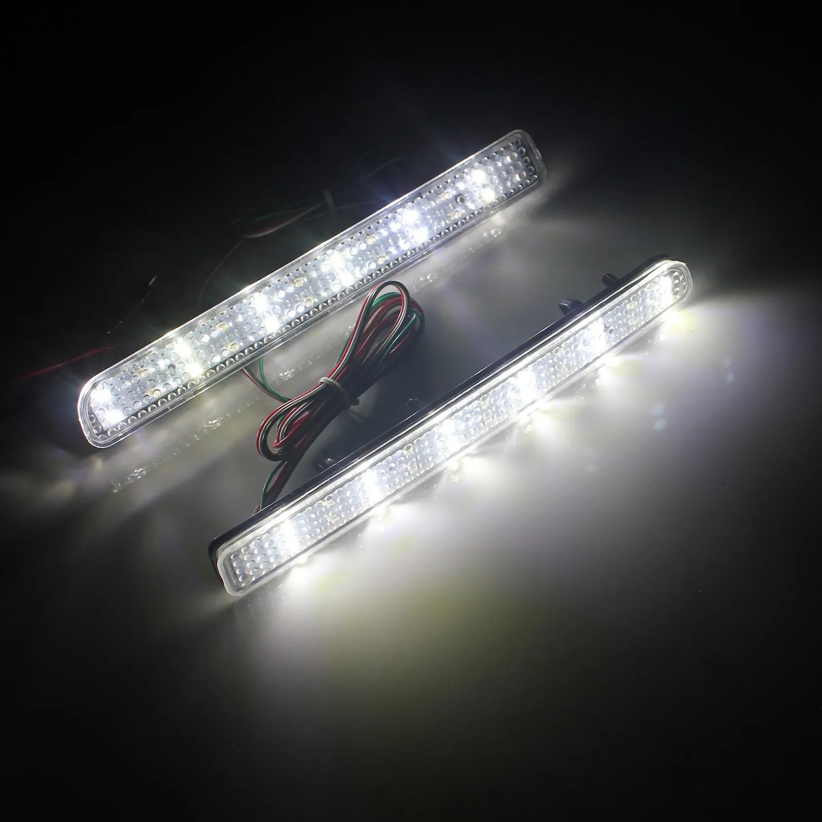Angrong 24 SMD 2X светодиодный задний бампер отражатель стоп-сигнал противотуманная фара для Land Rover Discovery LR3 LR4 12 V