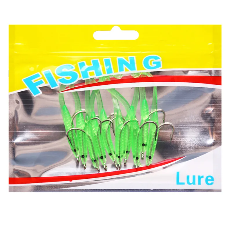 

East Rain 2.76"/0.04oz. 10pcs small eel Fishing Soft bait lifelike Silicone Bass lure Swimbaits tackle Accessories Free shipping