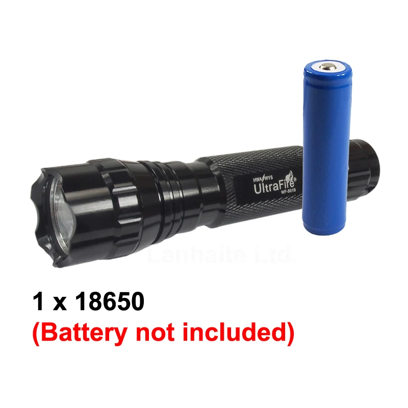U F WF 501B 5 Вт 4 чип IR850nm 3 В 4.5 1 режим SMO ИК Фонарик Черный (1 х 18650)|flashlight q5|ir ptz ip camerair repeater