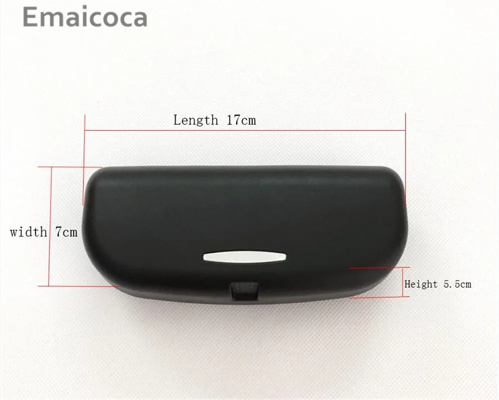 Emaicoca автомобильный солнцезащитный козырек держатель для очков Чехлы для Cadillac CTS XTS SRX ats CT6 ESCALADE