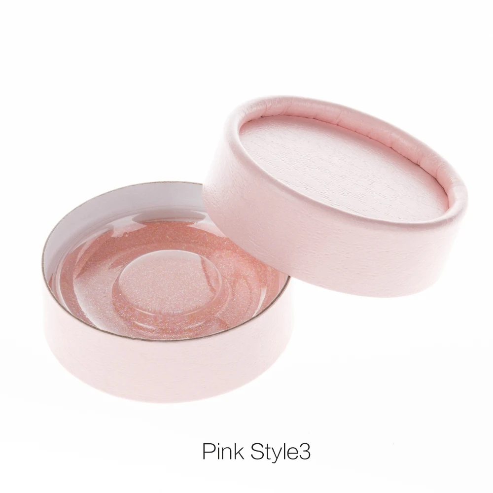 10box Pink Style3 10/упаковка накладных ресниц упаковочная коробка ресниц упаковочные коробки на заказ логотип накладные ресницы из норки поддельные полосы пустой круглый чехол - Цвет: 10box Pink Style3