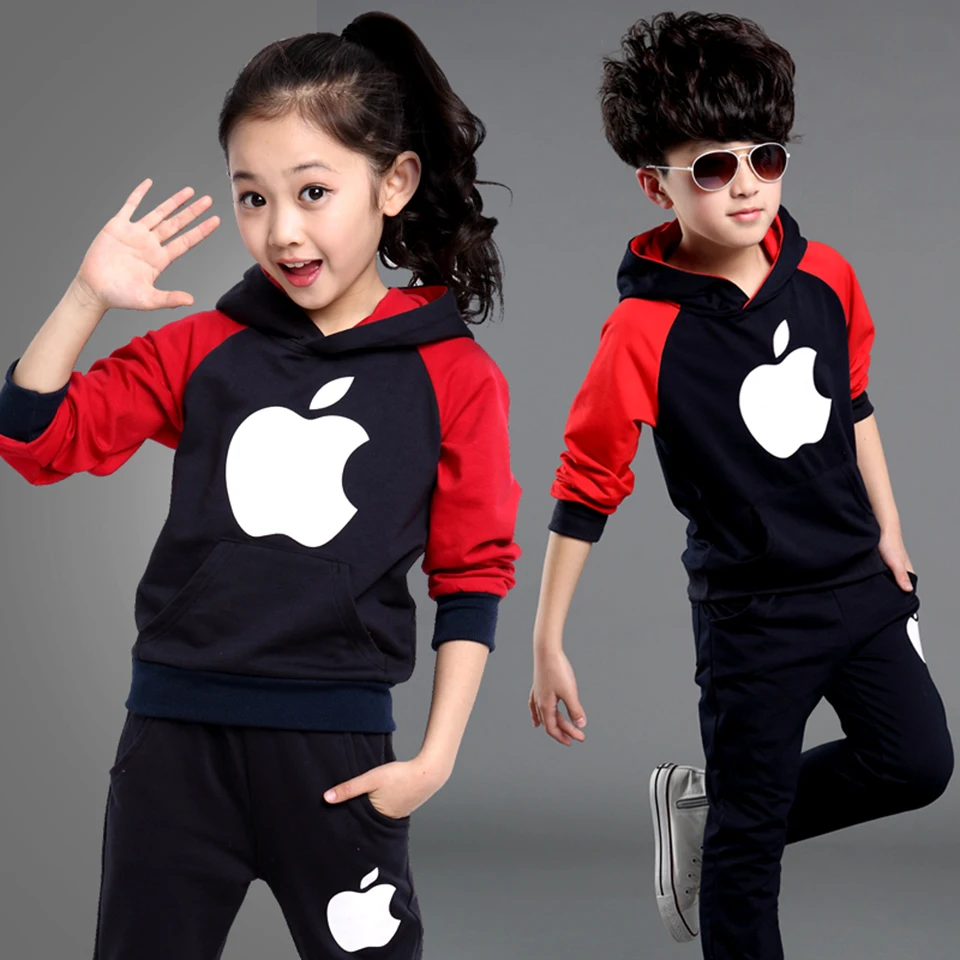 

Children Clothing Set Casual Sports Suit For Boy Girl Spring Toddler Suits For Girls Kids Fashion Tracksuit Baby School Costume
