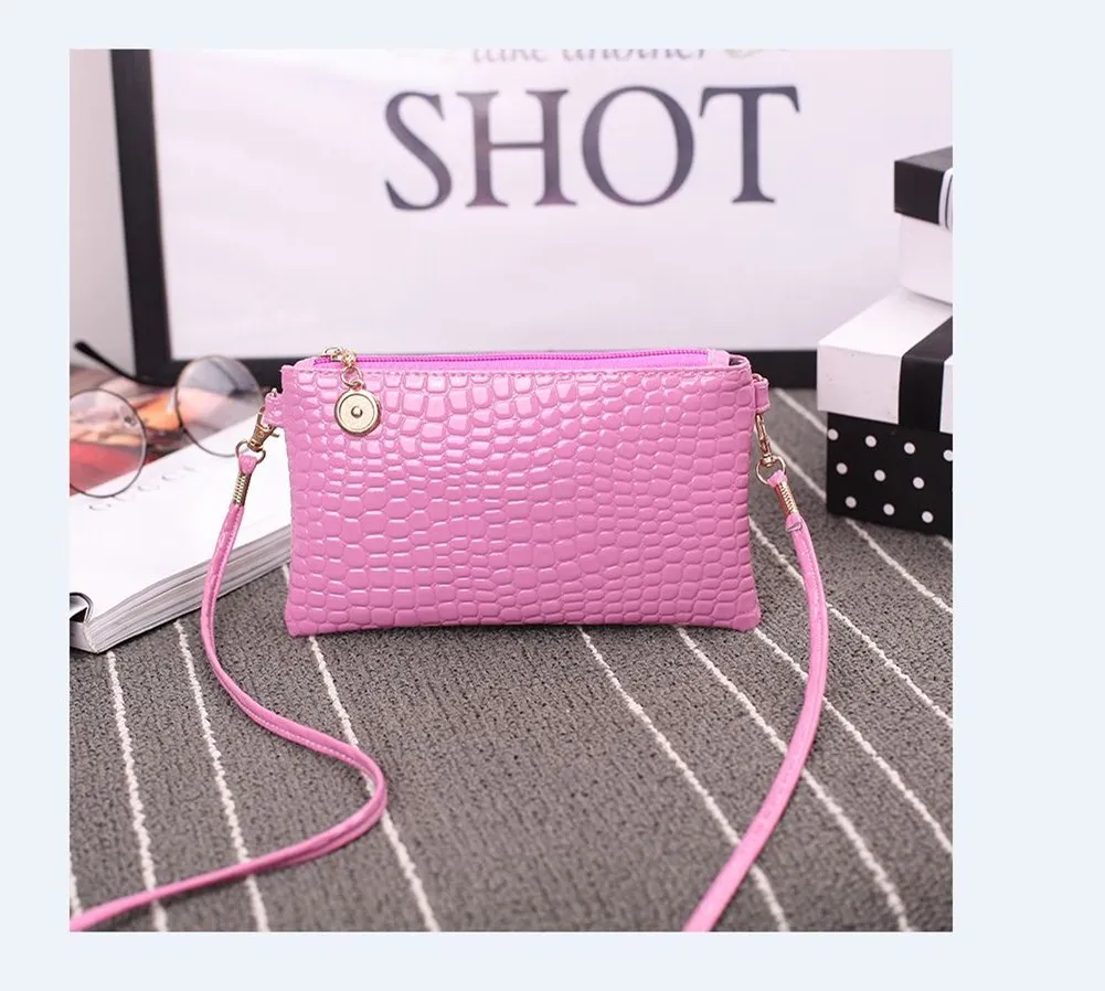 2018 женские сумки на плечо модная мини-сумка из кожи аллигатора женская маленькая