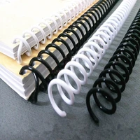a4 46 hole loose leaf plastic binding ring single coil spring spiral rubber ring punch ring for notebook school office supplies