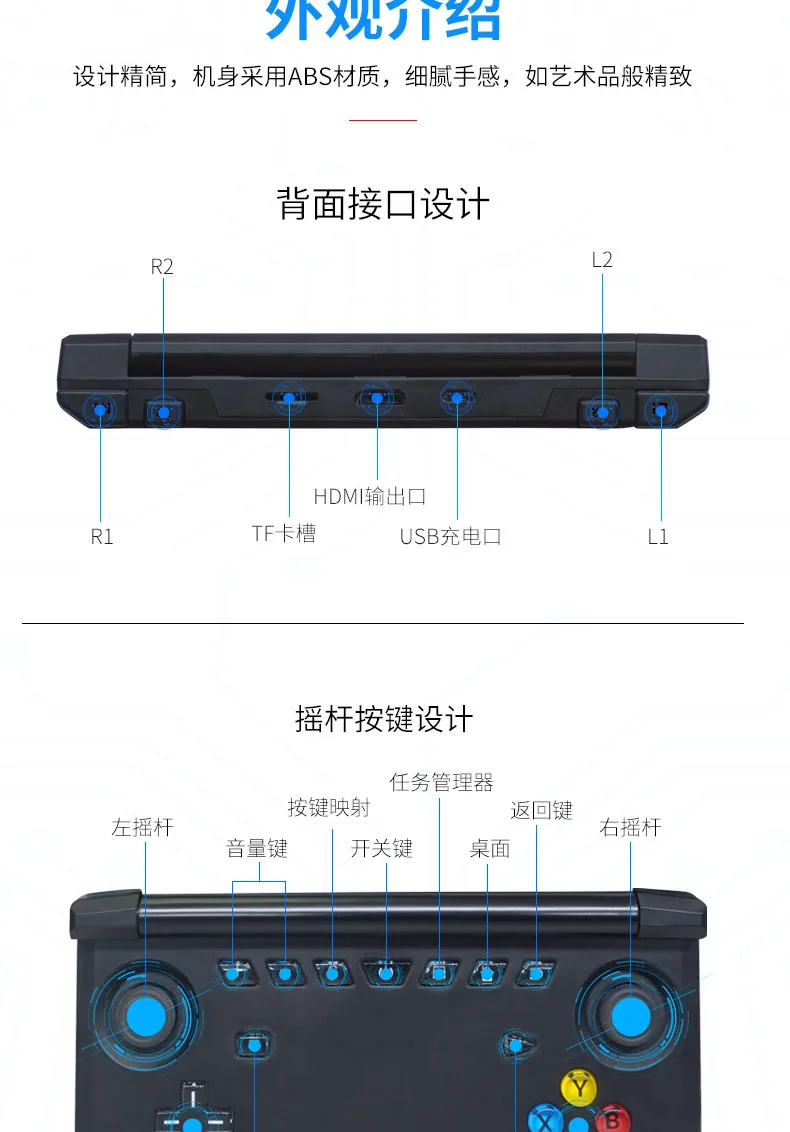 X18 Andriod портативная игровая консоль 5,5 дюймов экран MTK8163 четырехъядерный 2G ram 16G rom видео Портативный игровой плеер