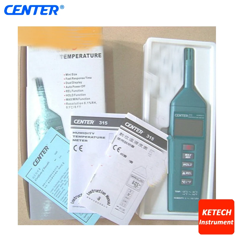 

Измеритель температуры и влажности CENTER315