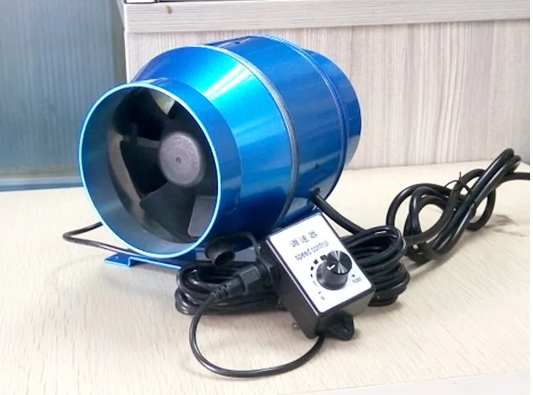 4" Inch 100mm Duct inline Fan w/ Speed Controller Blower ventilation fan good working Transfer speed control | Бытовая техника