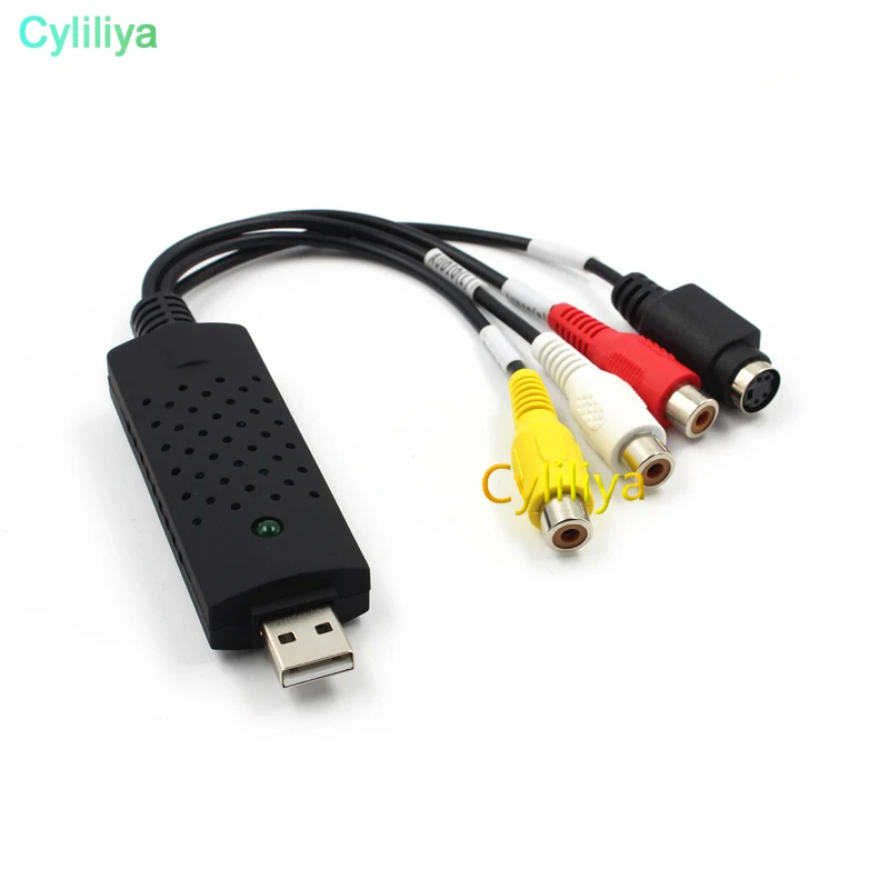 100set USB 2.0 DC60 Tv dvd to vhs Converter video Capture adapter card Audio AV for vista win8 win7 XP Fast | Электроника