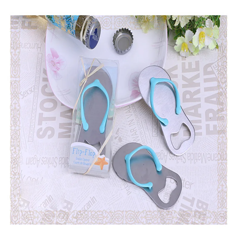 

Stainless steel creative gifts wedding supplies sandals beer bottle opener Red Wine Openers Slipper Shaped Wedding Favor Gifts